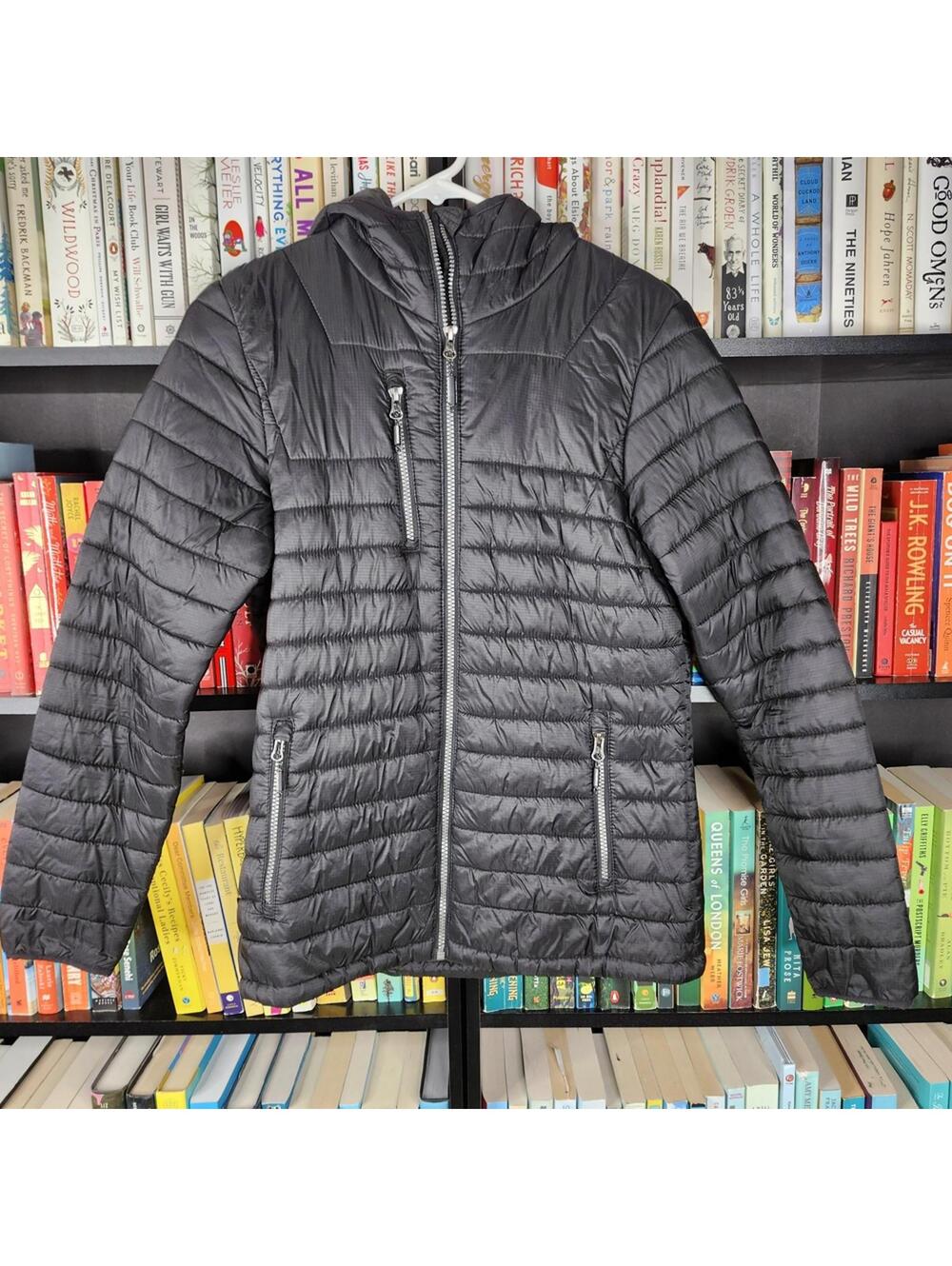 Men's Black Quilted Puffer Jacket Stormtech Performance Medium